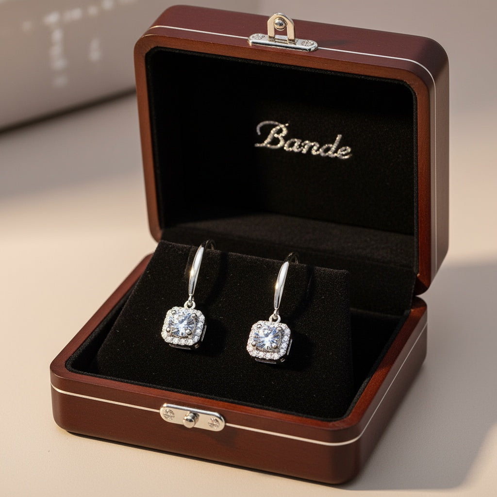 Layla fülbevaló whitegold