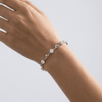 Ela női karkötő whitegold
