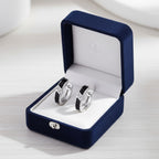 Aliya női fülbevaló whitegold-black