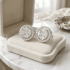 Madison kristályos fülbevaló whitegold