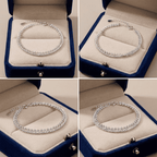 Sokbogyós ezüstös karkötő