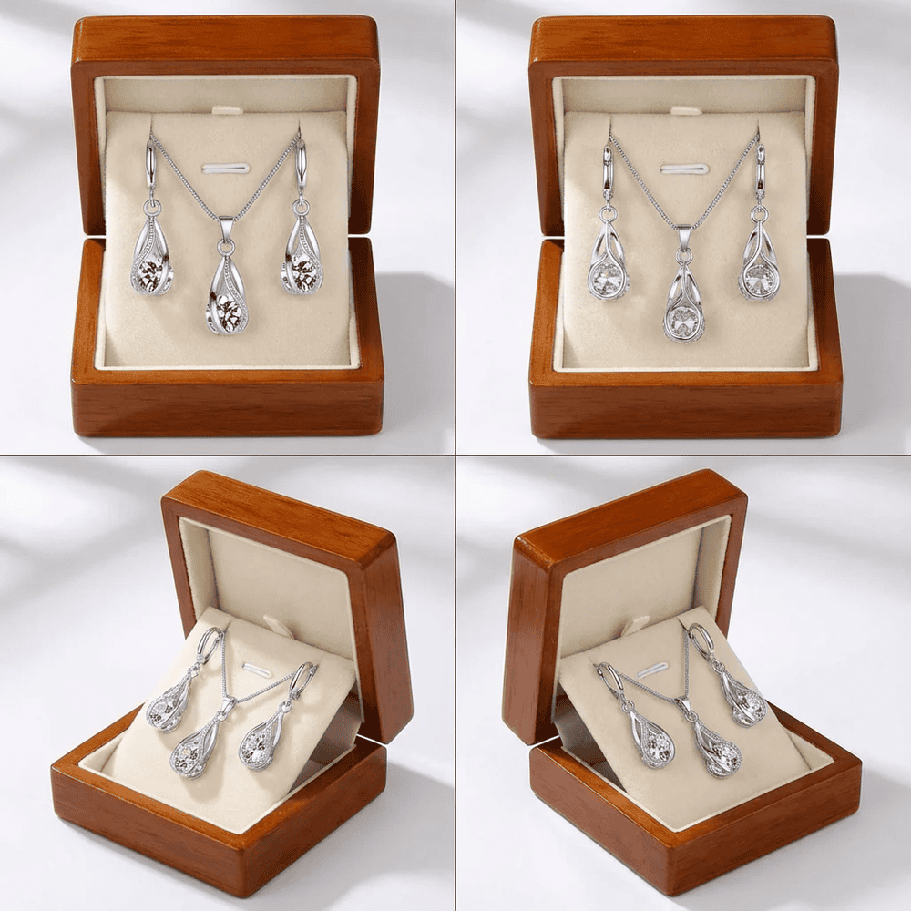 Smoon Soraya ékszer szett whitegold