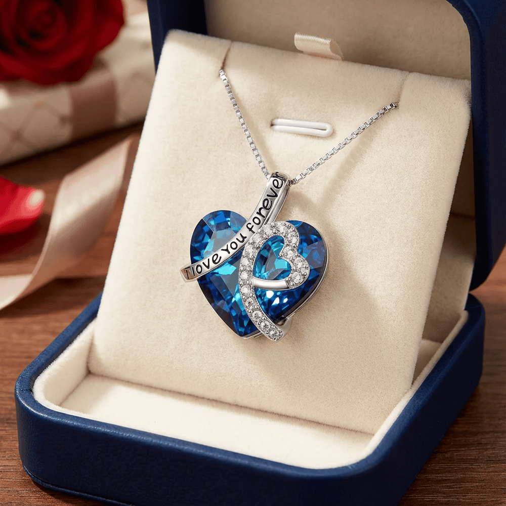 Ambrine női nyaklánc whitegold