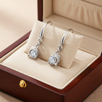 Labdázó delfin lógós fülbevaló whitegold