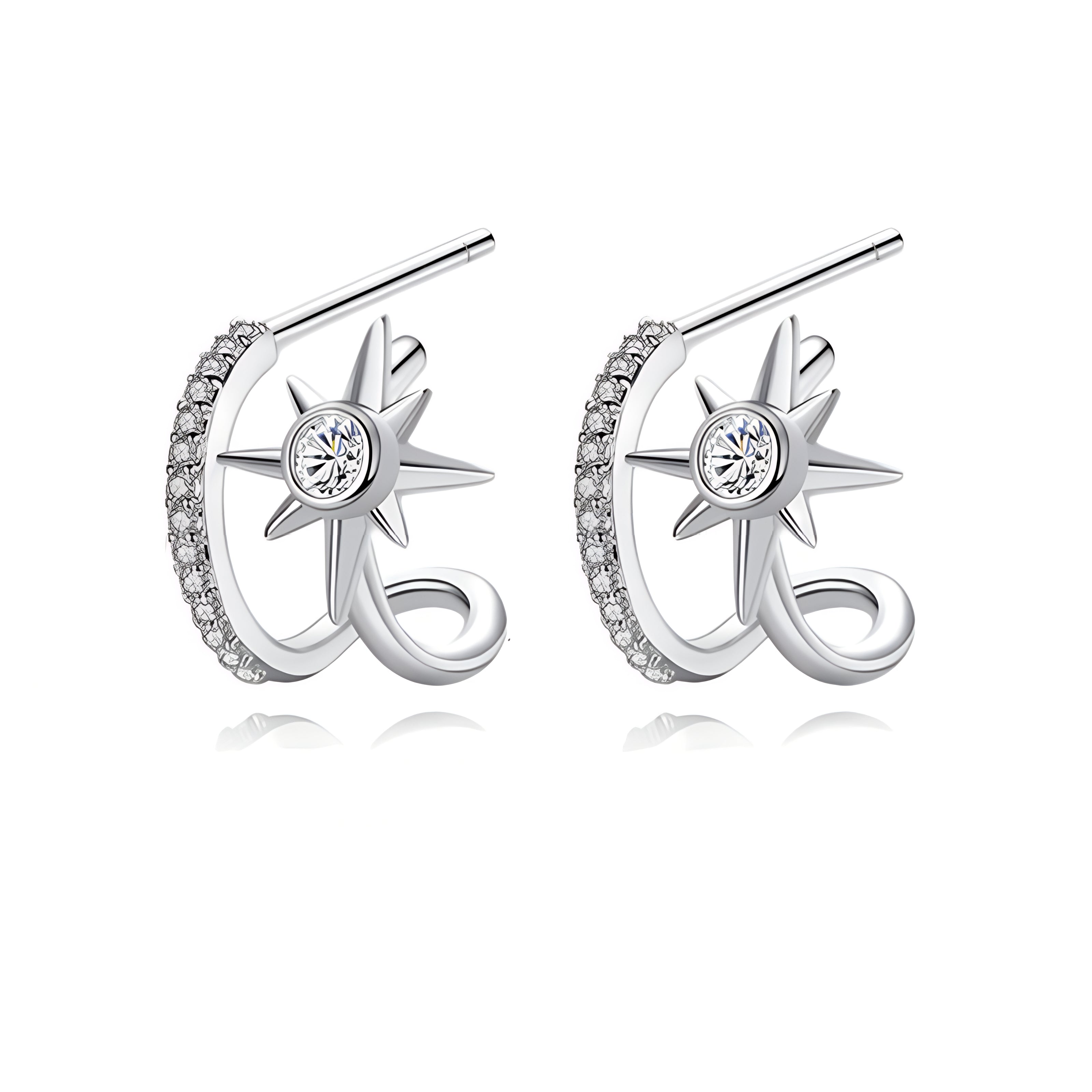 Louanne női fülbevaló whitegold