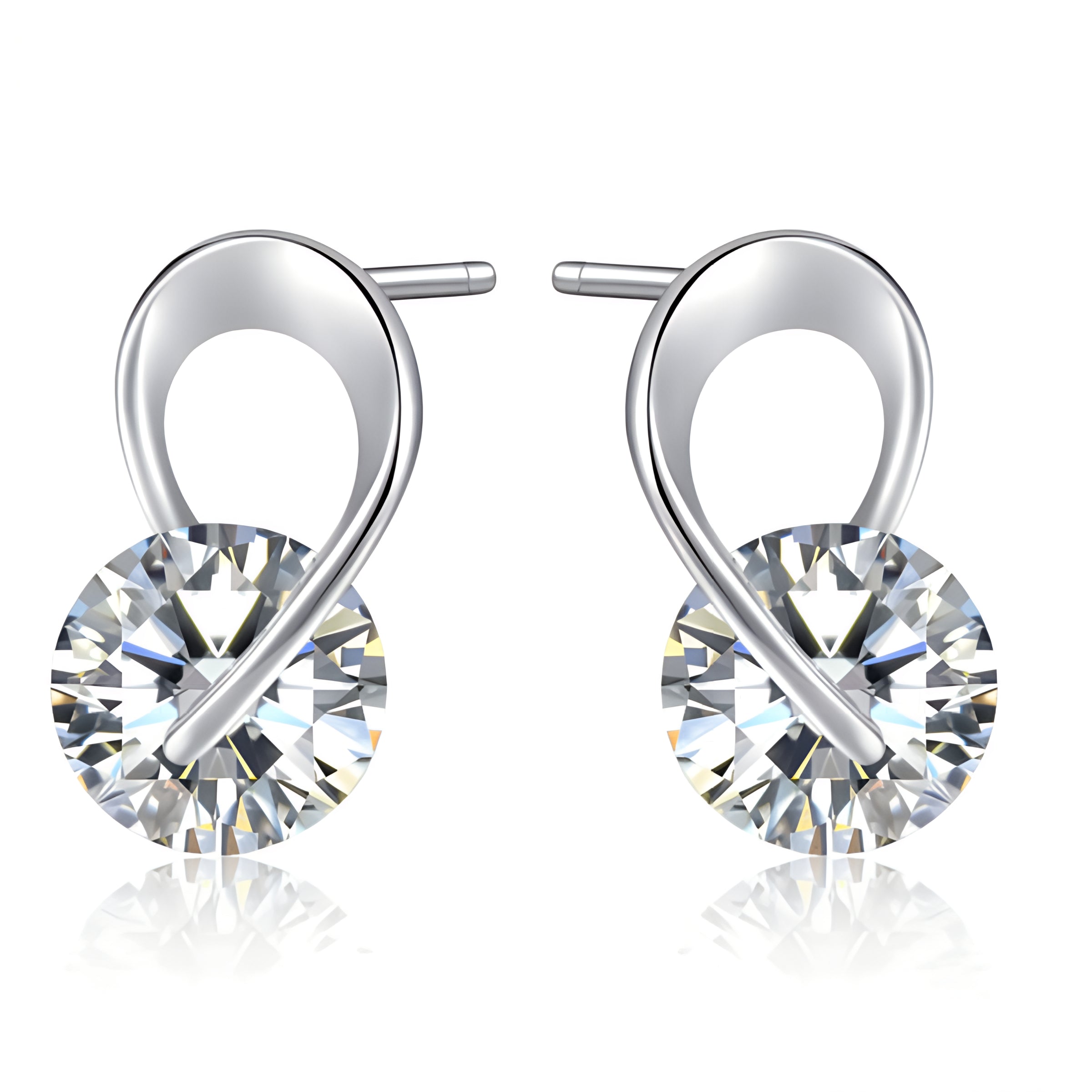 Eleanora fülbevaló whitegold