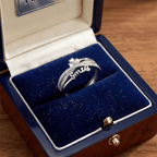 Smile ezüstös gyűrű (állítható méret)