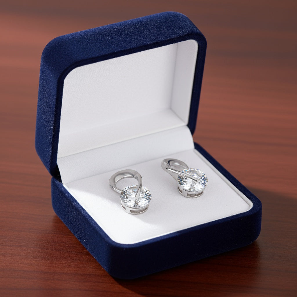 Eleanora fülbevaló whitegold