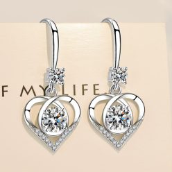 Ella női fülbevaló whitegold