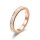 Valentine nemesacél gyűrű rosegold - 59,4 mm