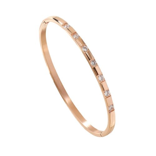 Petronella nemesacél karkötő rosegold